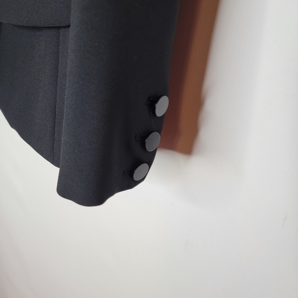 Kate Spade Make Magic Black Crepe Blazer - Picture 3 of 13